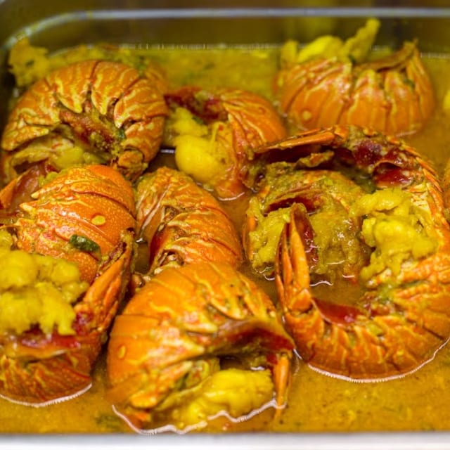 Curry Lobster Tail.