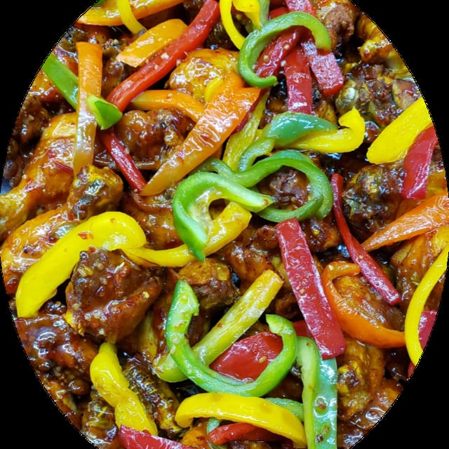 Sweet Chilli Chicken.